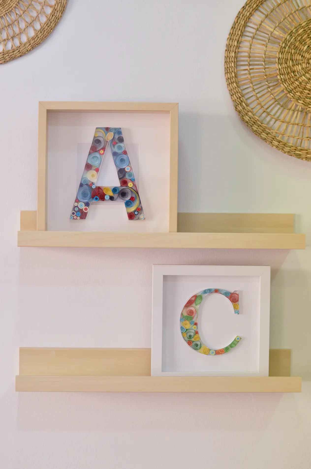 taller de quilling en Madrid con cuadro en Treve Room