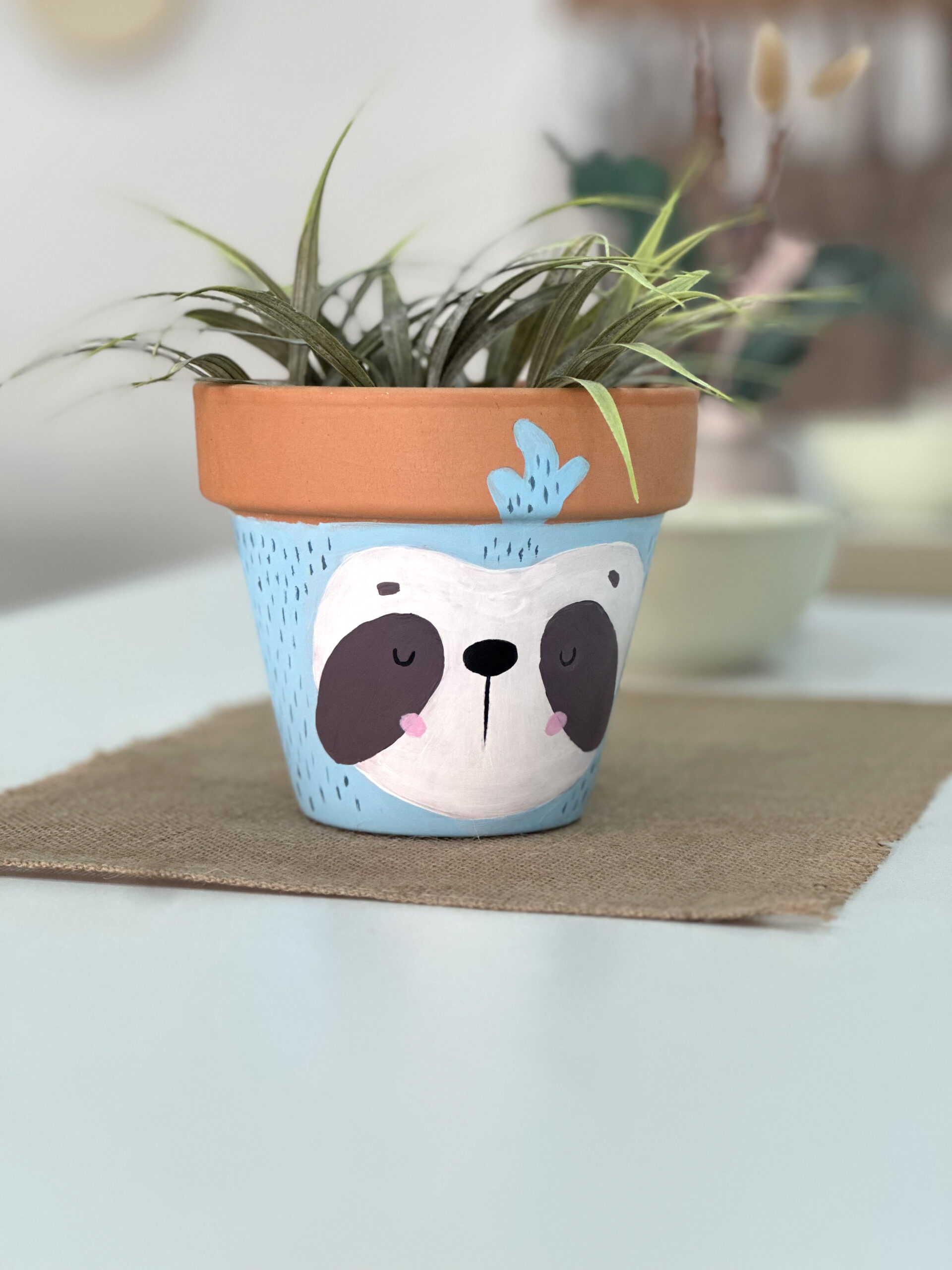 maceta oso perezoso