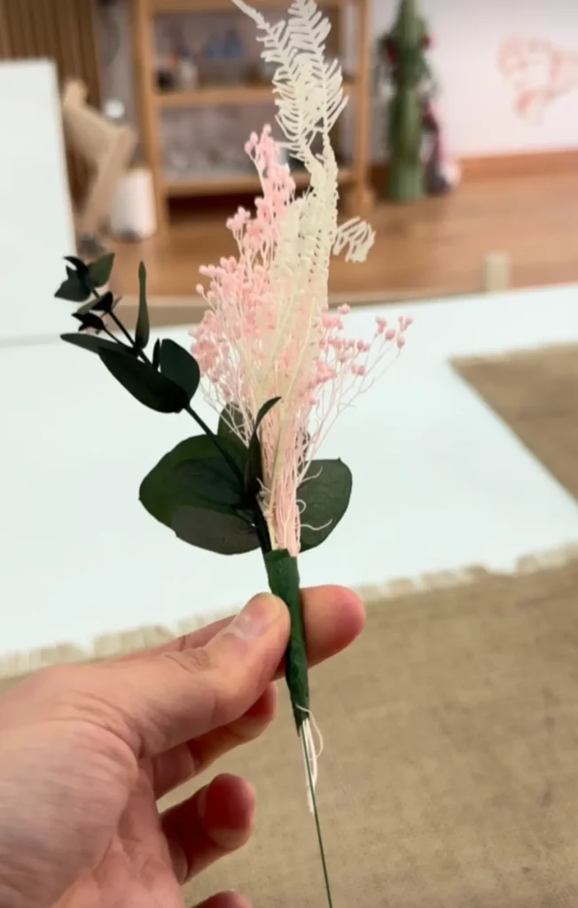ramito de flores preservadas