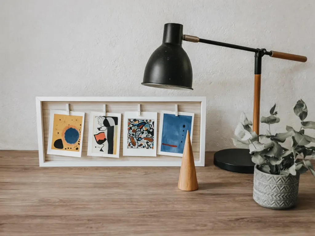 espacio de trabajo agradable para crear manualidades